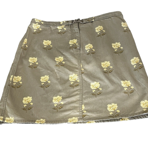 David N Sport Mini Floral Western Skirt SZ 14 Floral Western Interlocking Waist - Picture 1 of 10